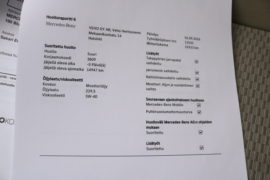 Mercedes-Benz A vaihtoauto