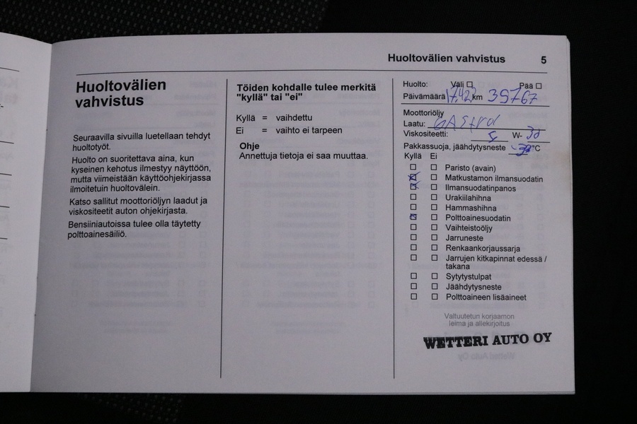 Opel Zafira vaihtoauto