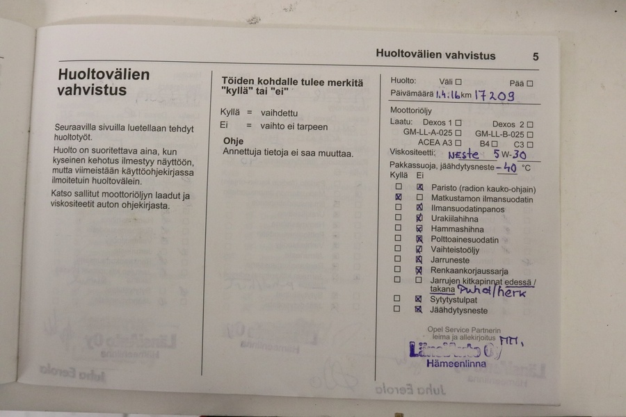 Opel Insignia vaihtoauto