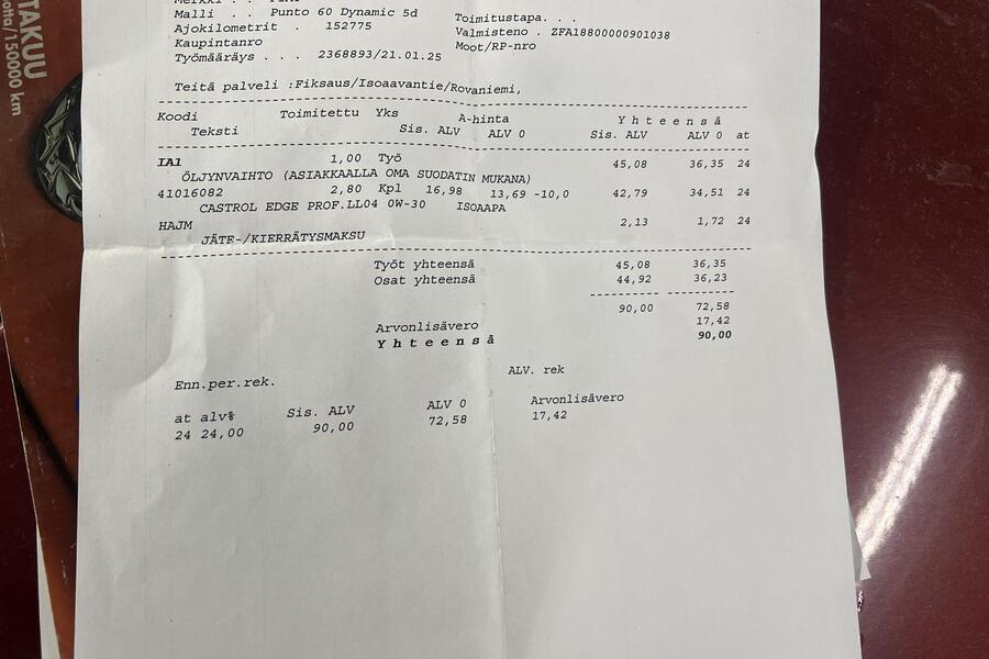 Fiat Punto vaihtoauto