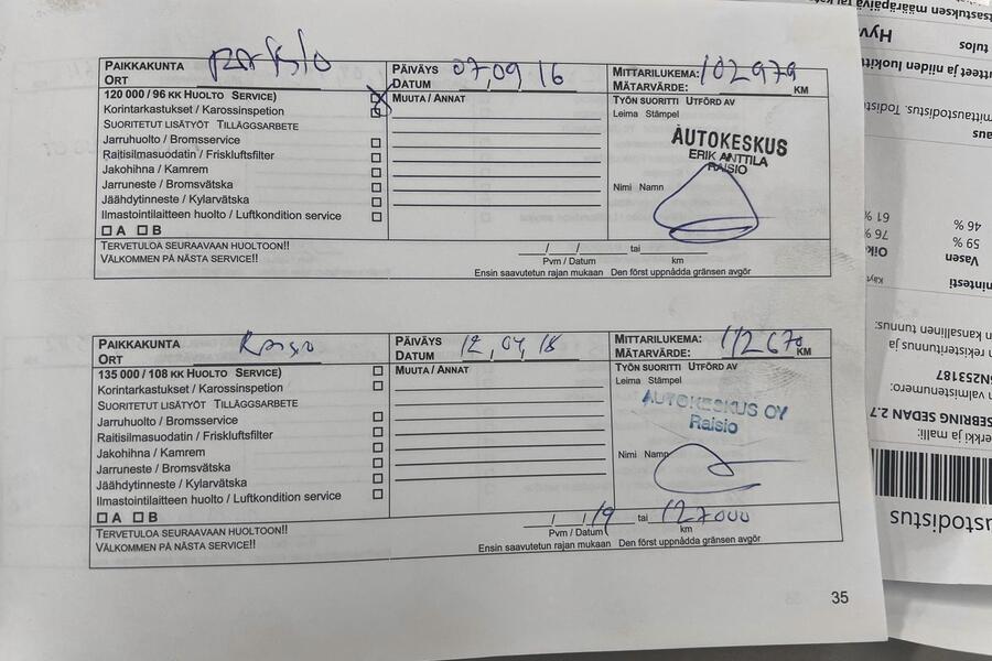 Chrysler Sebring vaihtoauto