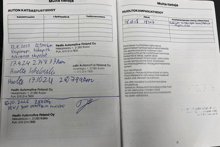 Ford Focus vaihtoauto