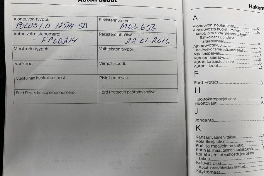 Ford Focus vaihtoauto