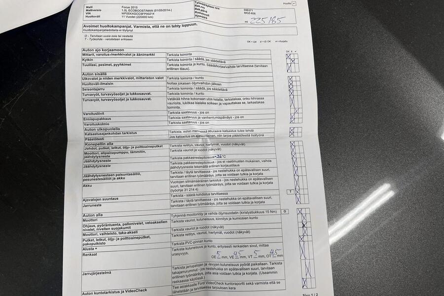 Ford Focus vaihtoauto