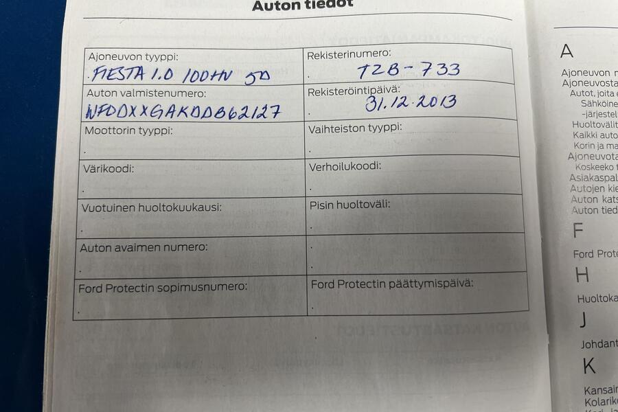 Ford Fiesta vaihtoauto