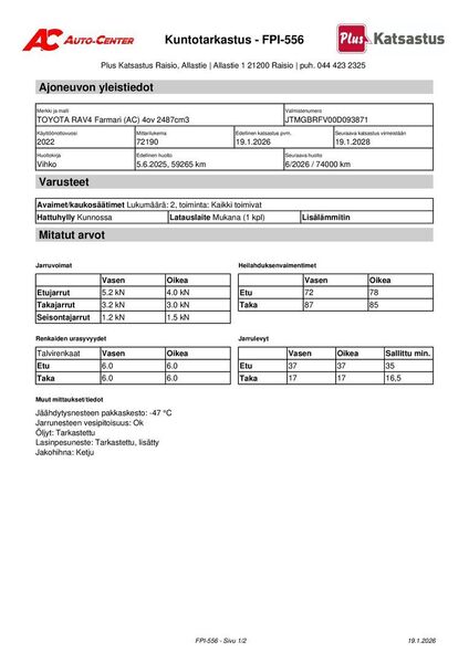 Toyota RAV4 vaihtoauto