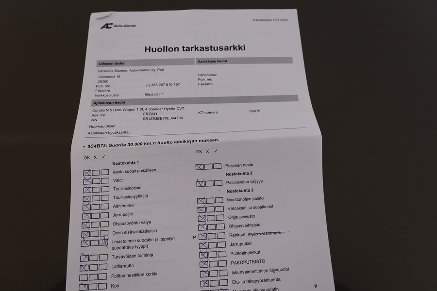 Toyota Corolla vaihtoauto