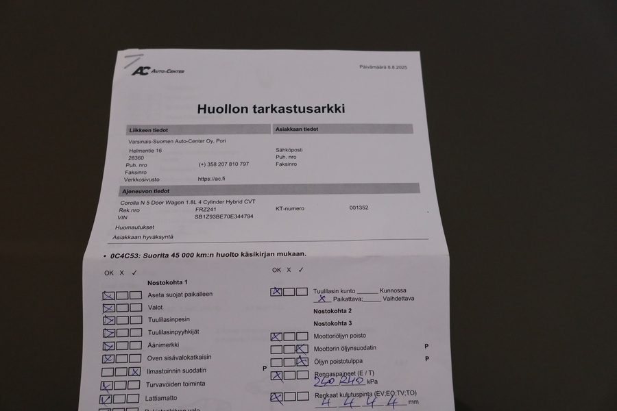 Toyota Corolla vaihtoauto