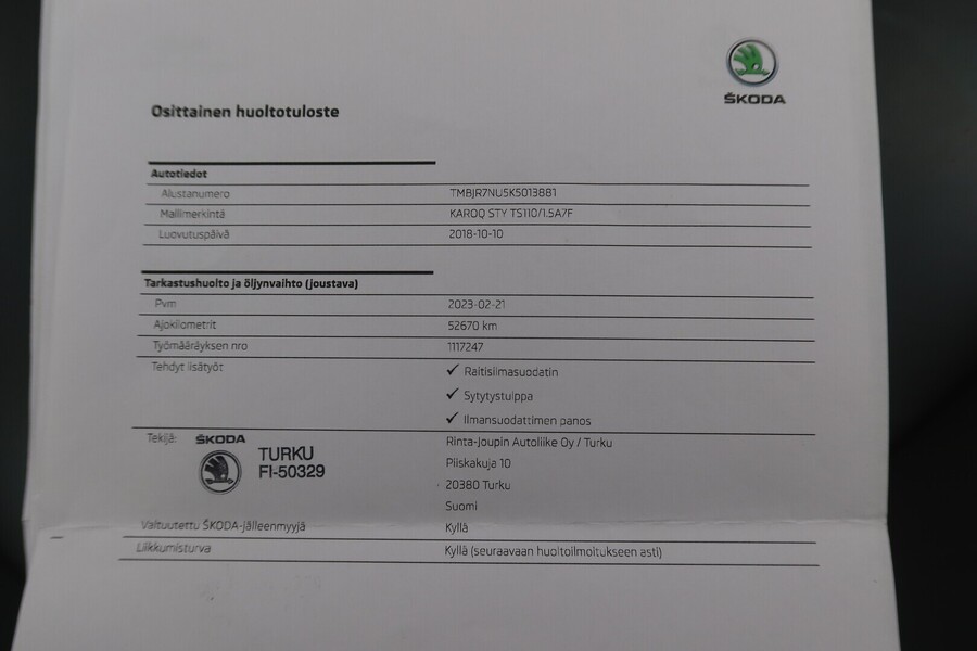 Skoda Karoq vaihtoauto