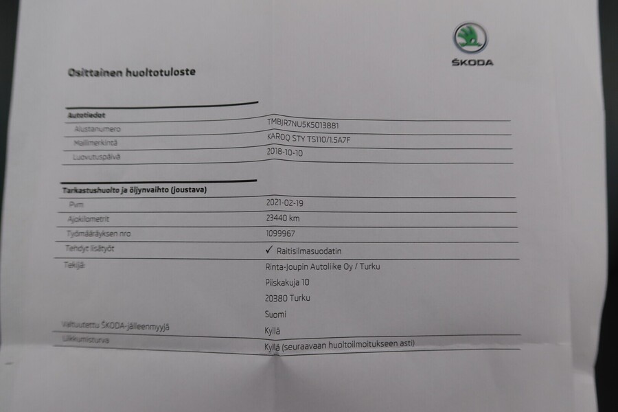 Skoda Karoq vaihtoauto