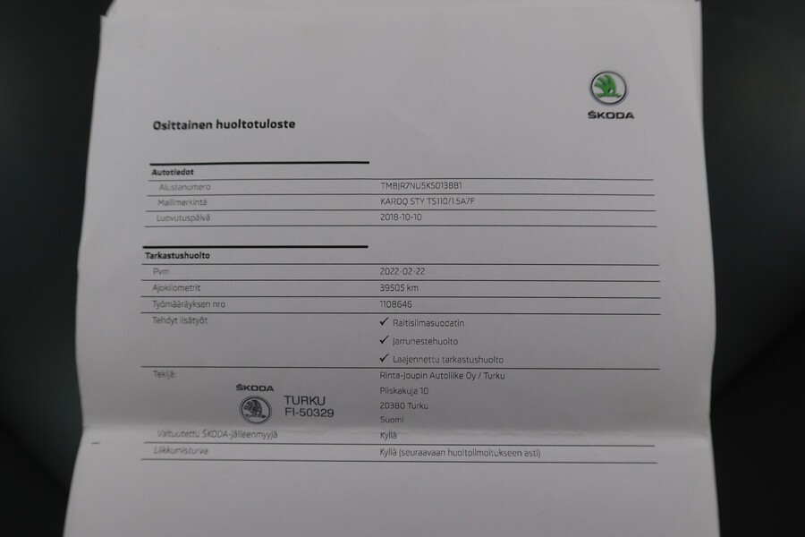 Skoda Karoq vaihtoauto