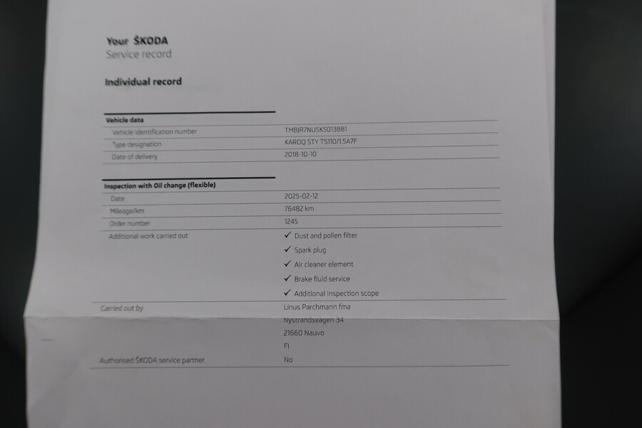 Skoda Karoq vaihtoauto