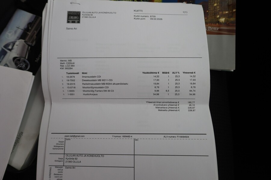 Mercedes-Benz C vaihtoauto