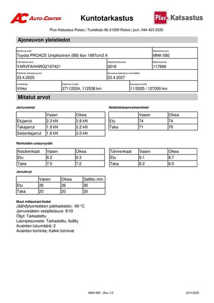 Toyota Proace vaihtoauto