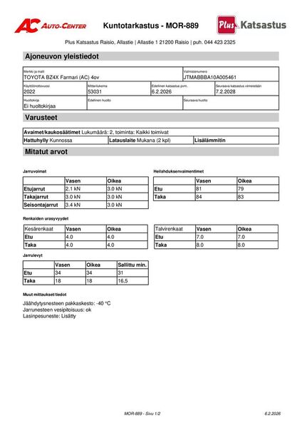 Toyota bZ4X vaihtoauto