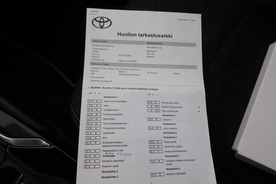 Toyota Corolla vaihtoauto