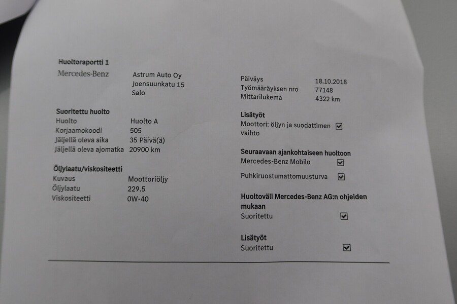 Mercedes-Benz CLA-sarja vaihtoauto