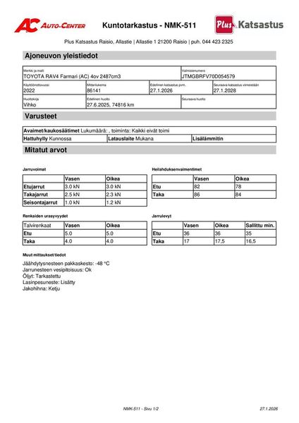 Toyota RAV4 vaihtoauto