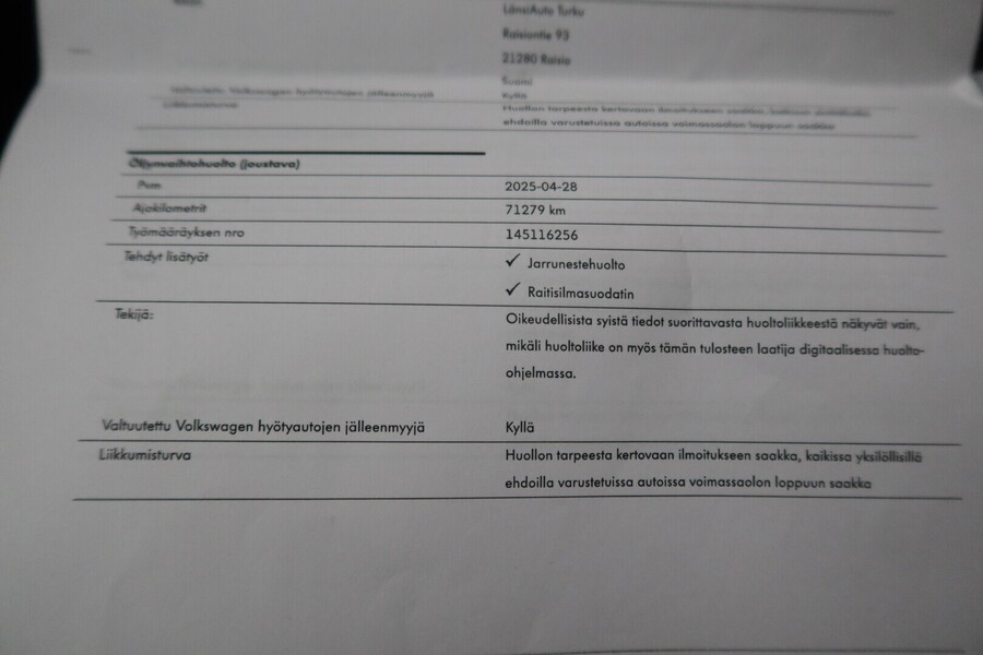 Volkswagen Caddy vaihtoauto