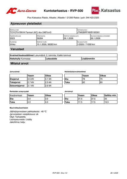 Toyota RAV4 vaihtoauto