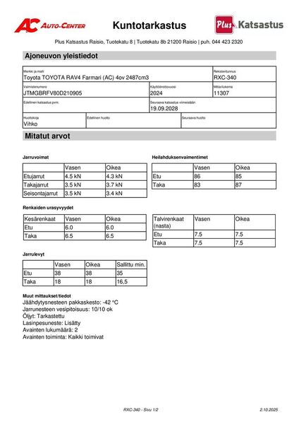 Toyota RAV4 vaihtoauto