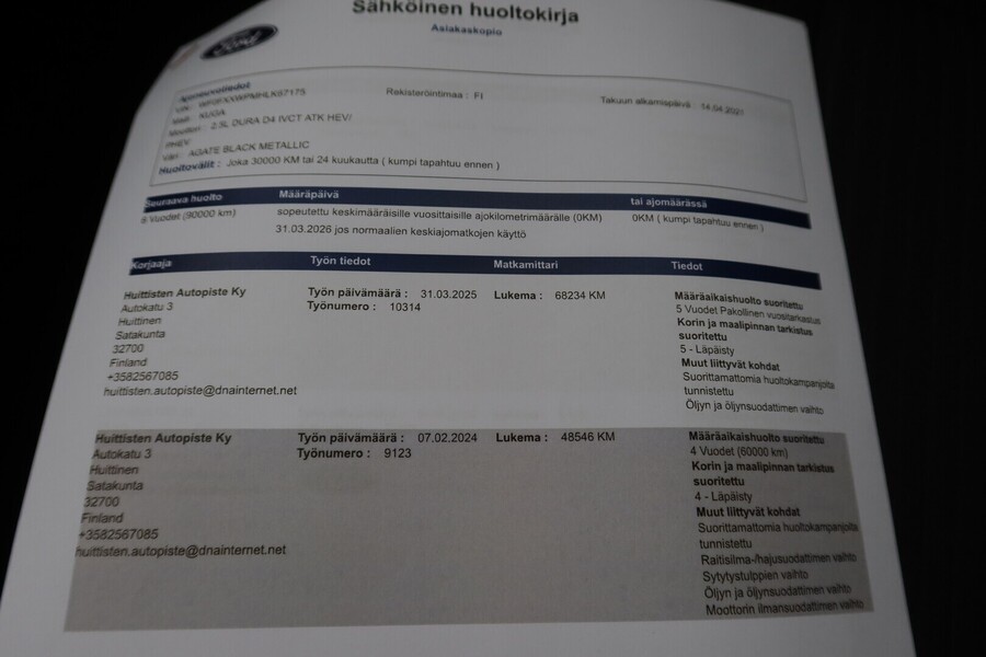 Ford Kuga vaihtoauto