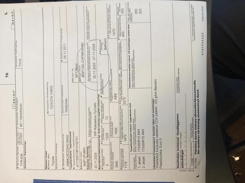 Toyota Yaris vaihtoauto