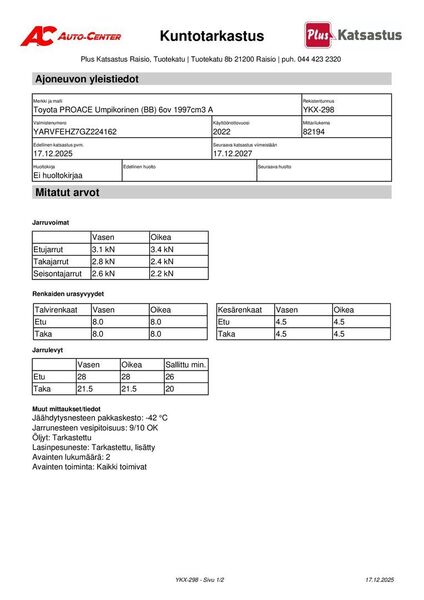 Toyota Proace vaihtoauto