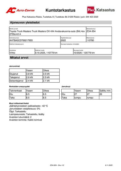 TruckMasters OX vaihtoauto