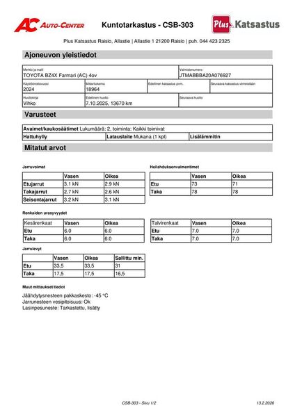 Toyota bZ4X vaihtoauto