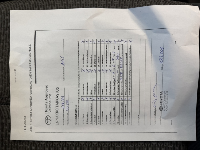 Toyota Auris vaihtoauto