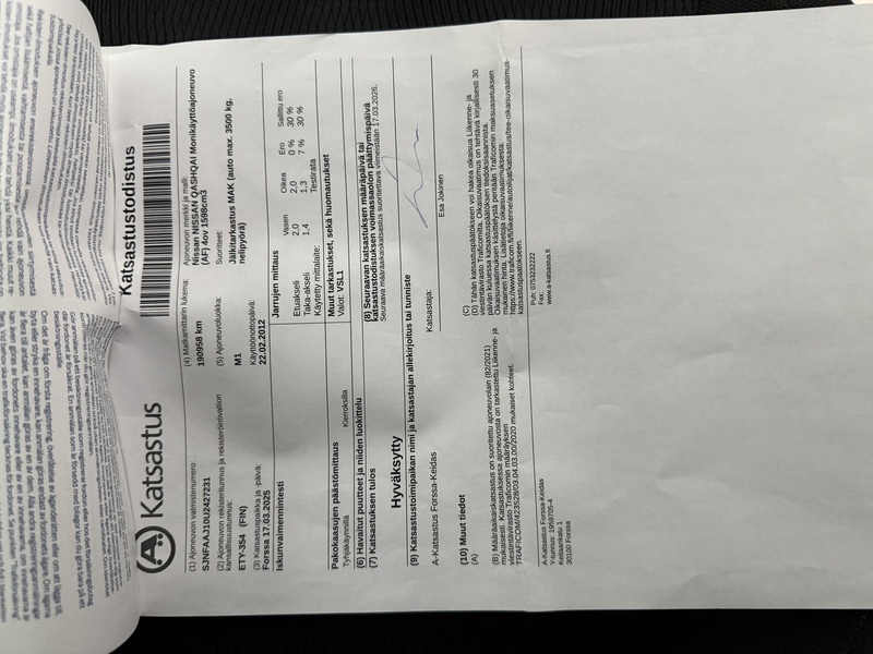 Nissan Qashqai vaihtoauto