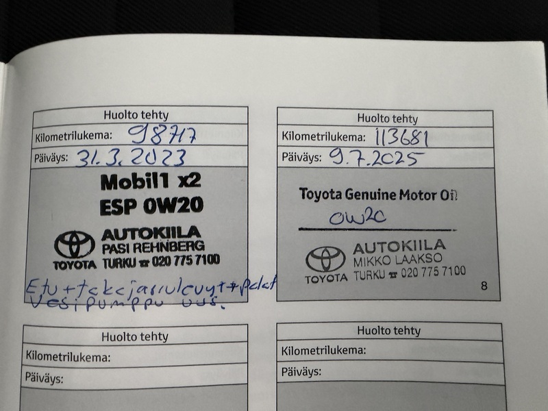 Toyota Auris vaihtoauto