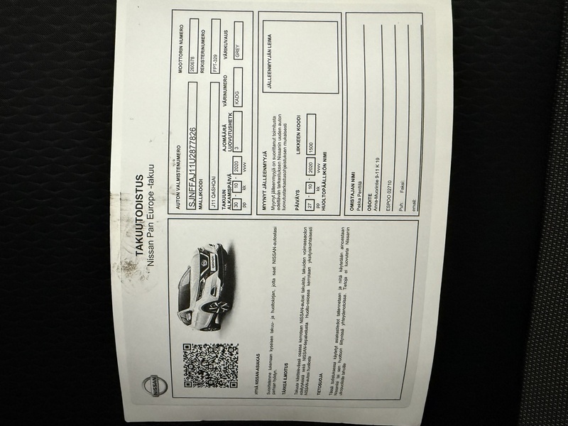 Nissan Qashqai vaihtoauto