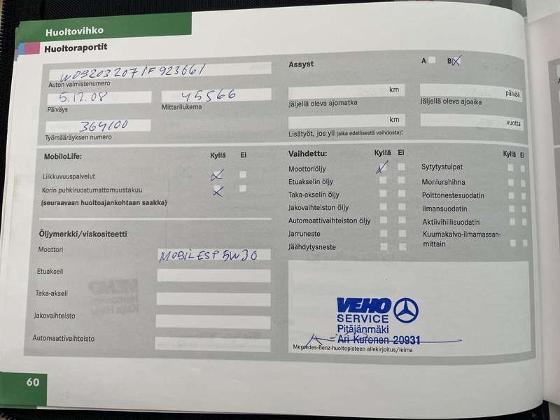 Mercedes-Benz C vaihtoauto