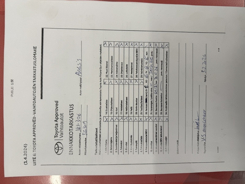 Toyota Avensis vaihtoauto