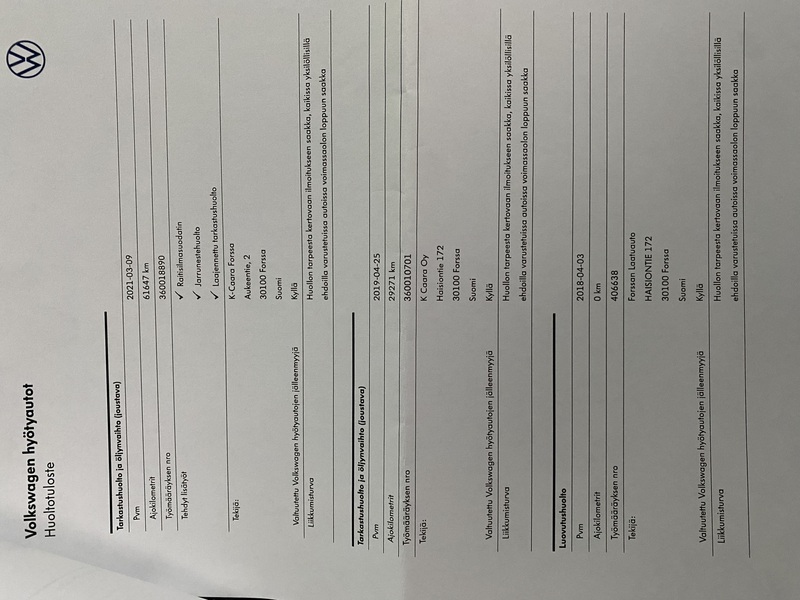 Volkswagen Caravelle vaihtoauto