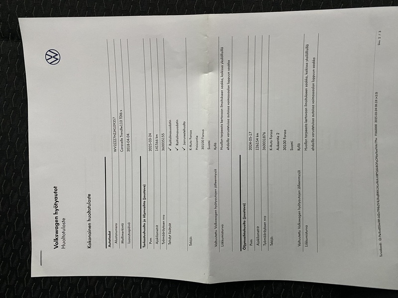 Volkswagen Caravelle vaihtoauto