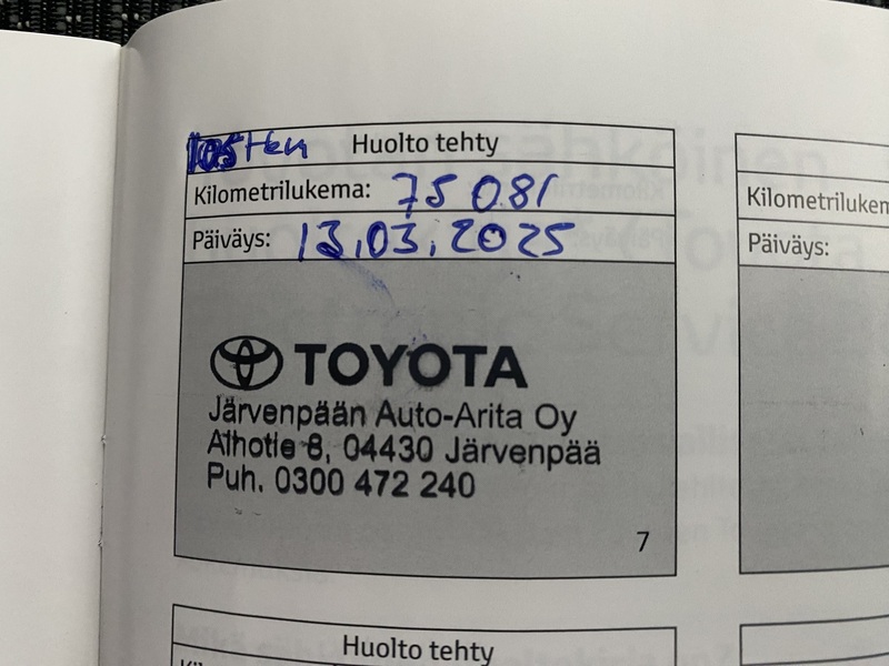 Toyota Yaris vaihtoauto