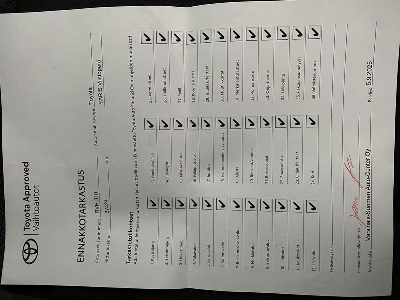 Toyota Yaris vaihtoauto