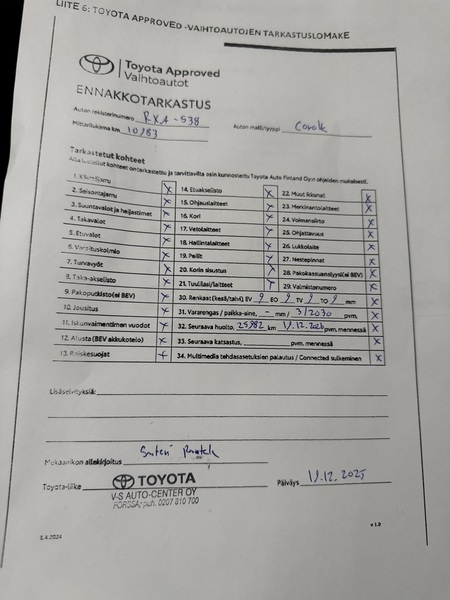 Toyota Corolla vaihtoauto