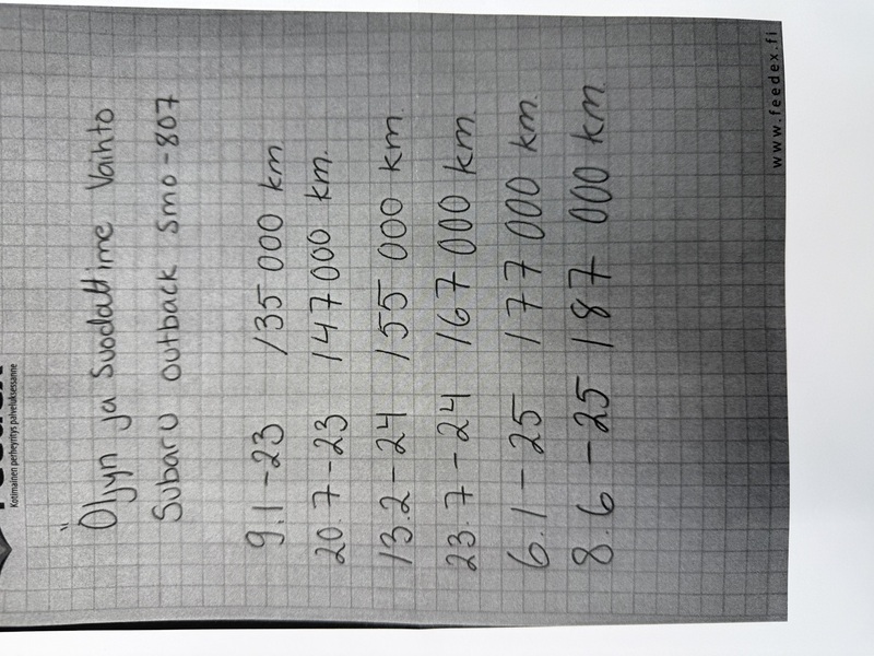 Subaru Outback vaihtoauto