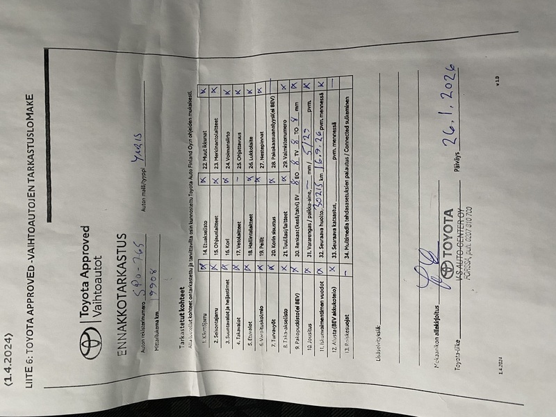 Toyota Yaris vaihtoauto