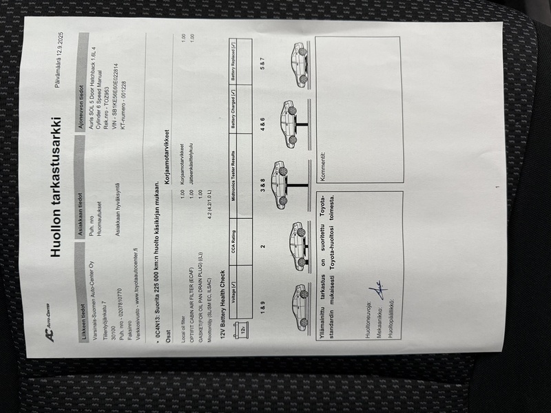 Toyota Auris vaihtoauto