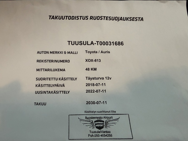 Toyota Auris vaihtoauto