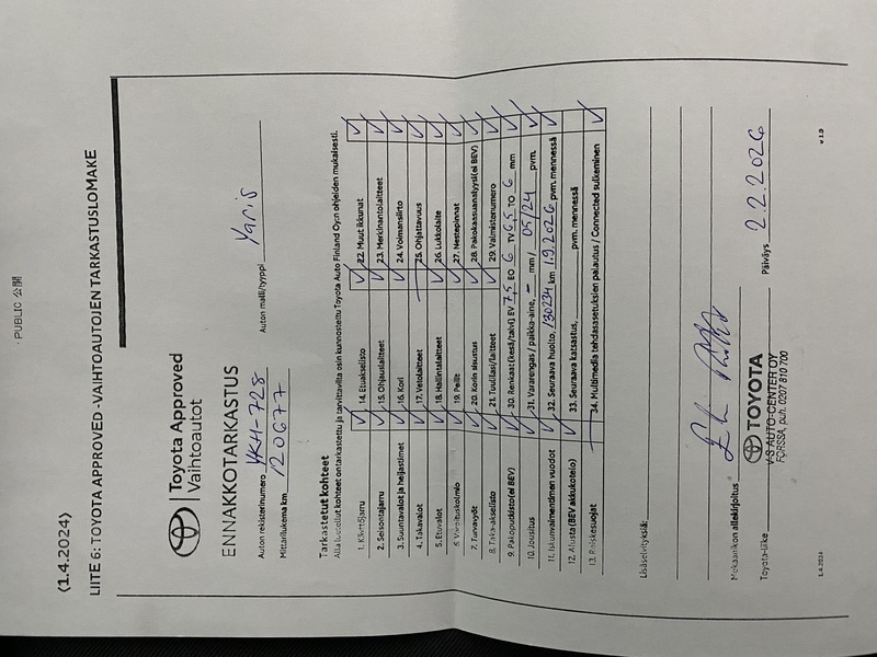 Toyota Yaris vaihtoauto