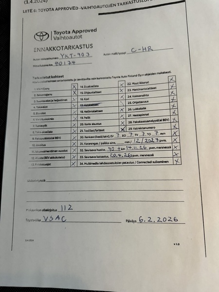 Toyota C-HR vaihtoauto