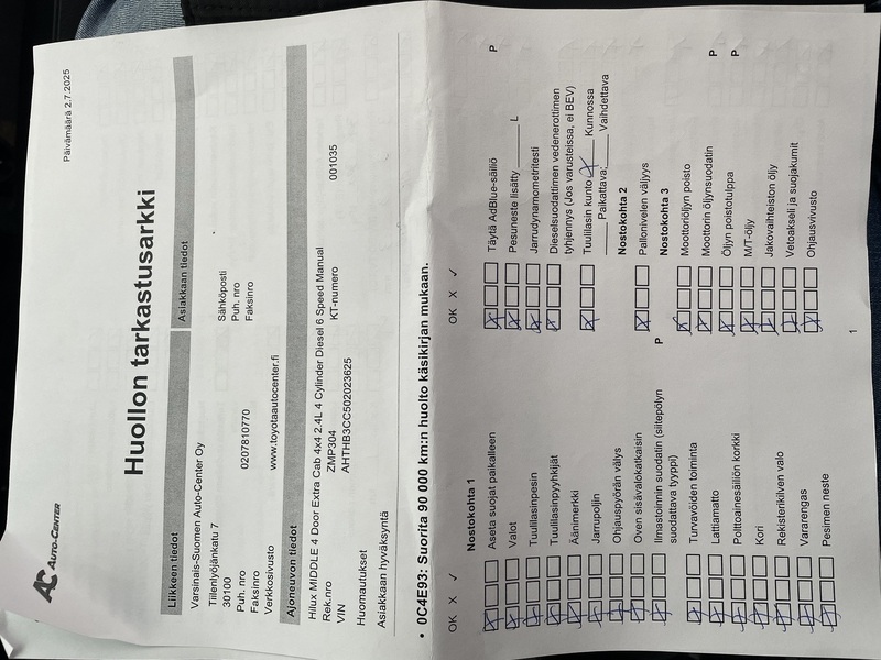 Toyota Hilux vaihtoauto