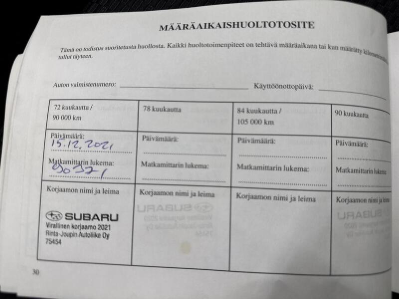 Subaru Forester vaihtoauto