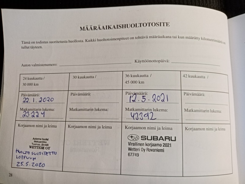 Subaru Outback vaihtoauto